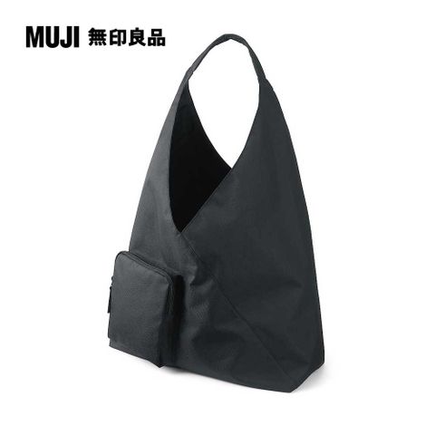 撥水加工聚酯纖維單肩側背包【MUJI 無印良品】(共3色)