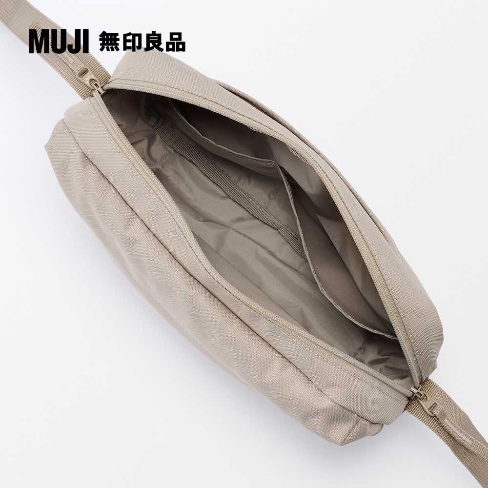MUJI 無印良品 撥水加工附背面口袋肩背包