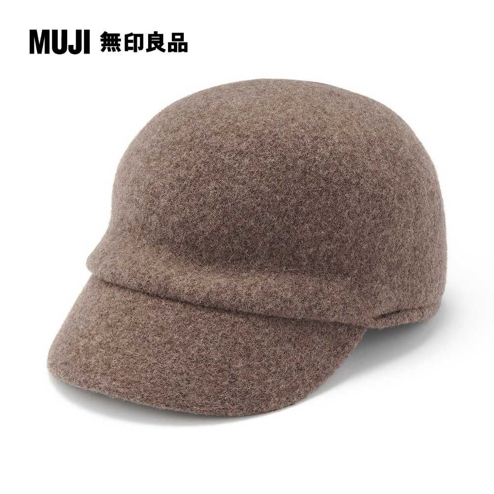 MUJI 無印良品 梅爾頓羊毛棒球帽