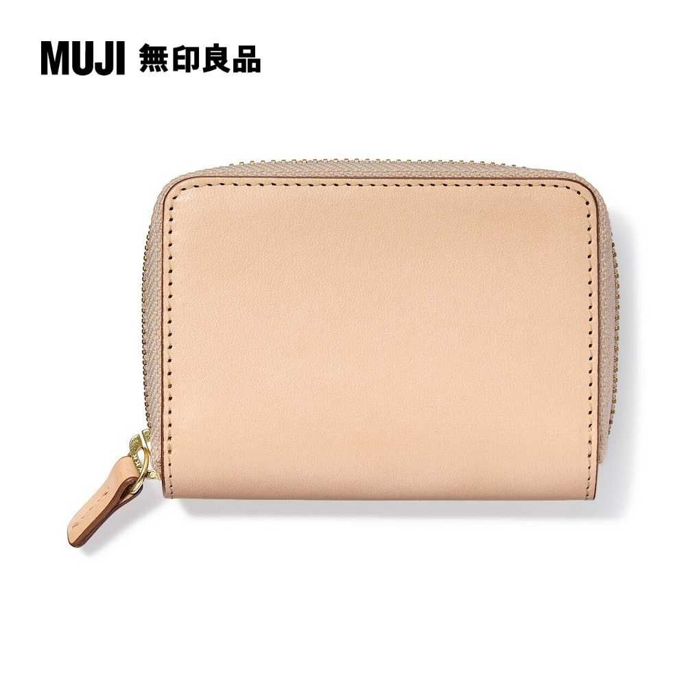 MUJI 無印良品 義大利滑革卡片夾