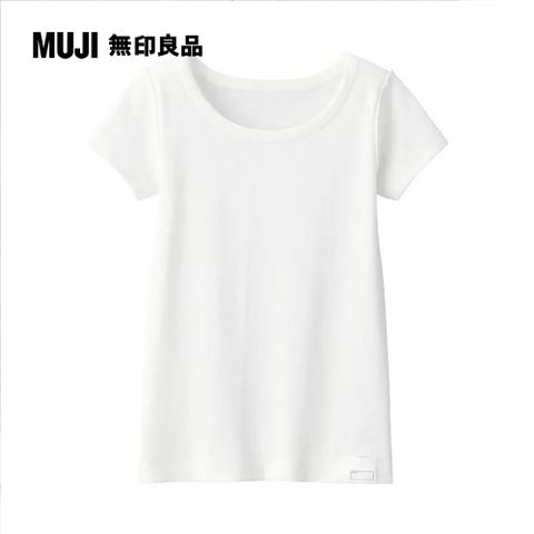 MUJI 無印良品 幼兒有機棉針織圓領短袖T恤(共3色)