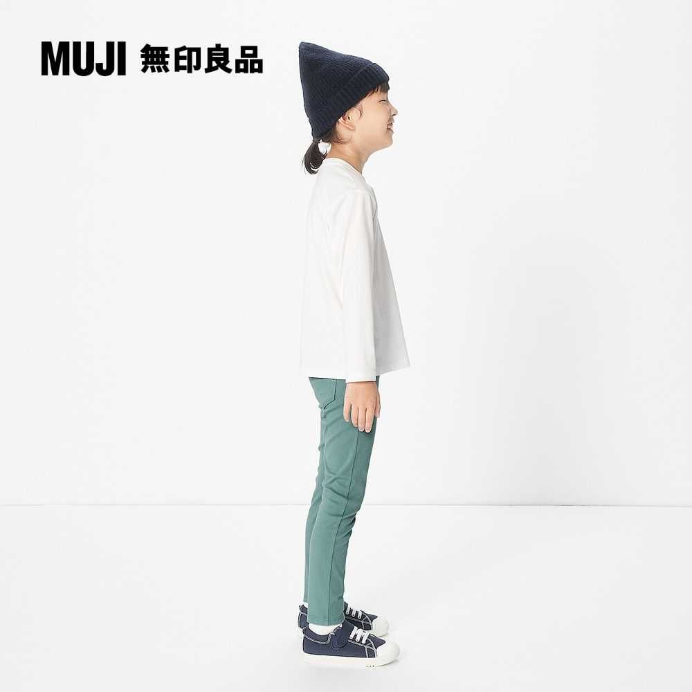 MUJI 無印良品 兒童棉混聚酯纖維圓領長袖T恤(共6色)