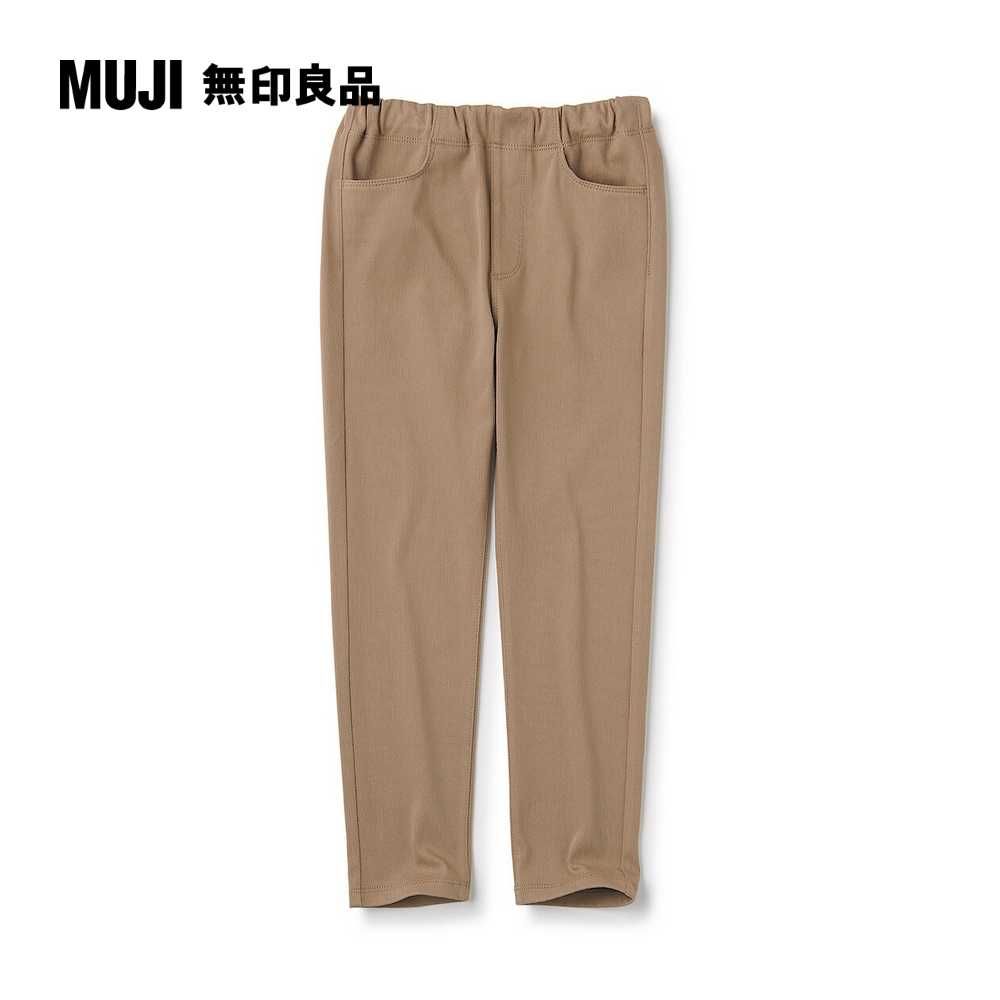 MUJI 無印良品 兒童棉混針織緊身長褲(共7色)