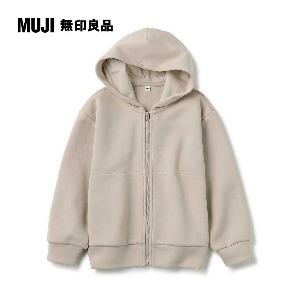 MUJI 無印良品 兒童二重織休閒拉鍊外套(共5色)