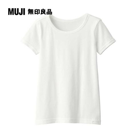 MUJI 無印良品 兒童有機棉針織圓領短袖T恤(共3色)