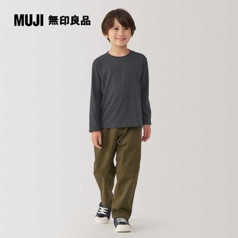 MUJI 無印良品 兒童圓領長袖T恤