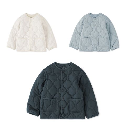 兒童可水洗鋪棉撥水加工刺縫外套【多色任選】