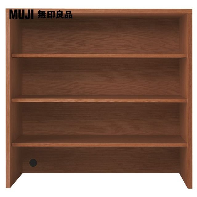 MUJI 無印良品】胡桃木組合櫃/寬82.5cm/高型追加組/7A(大型家具配送