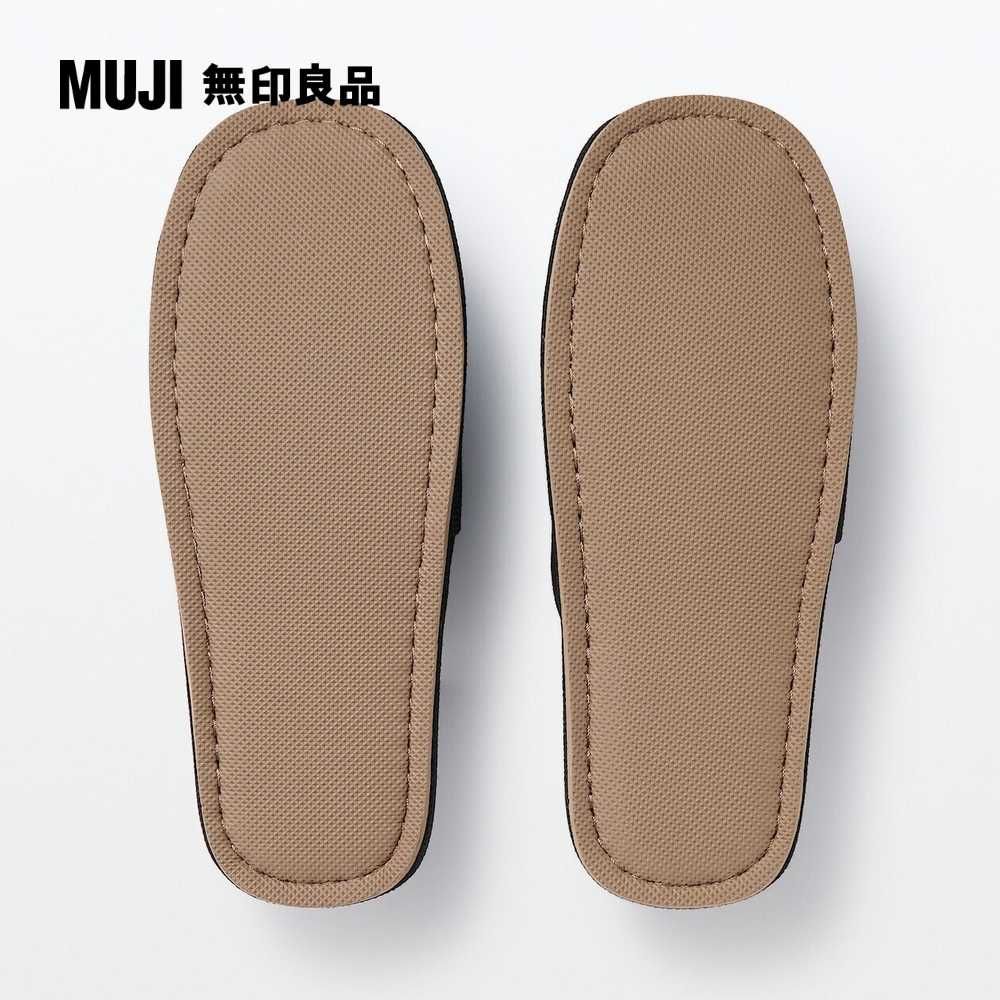 MUJI 無印良品 左右皆可使用拖鞋/L/黑色25-26.5cm用