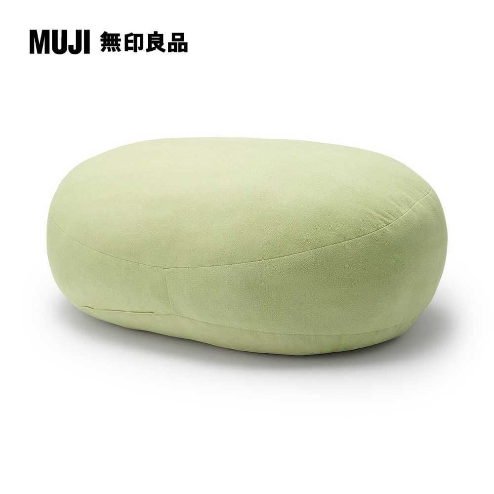 MUJI 無印良品 柔軟多用途靠枕/萊姆綠554020cm