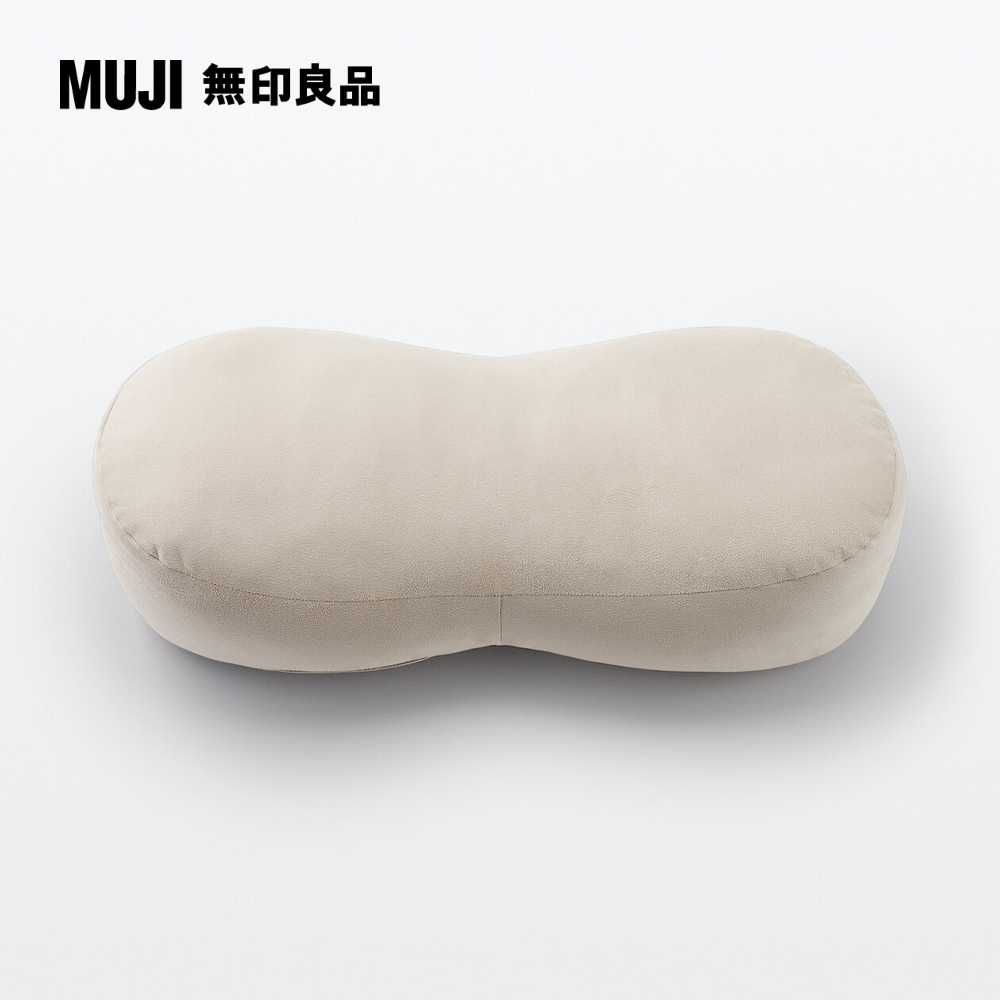 MUJI 無印良品 柔軟多用途靠枕/迷你/淺米492215cm