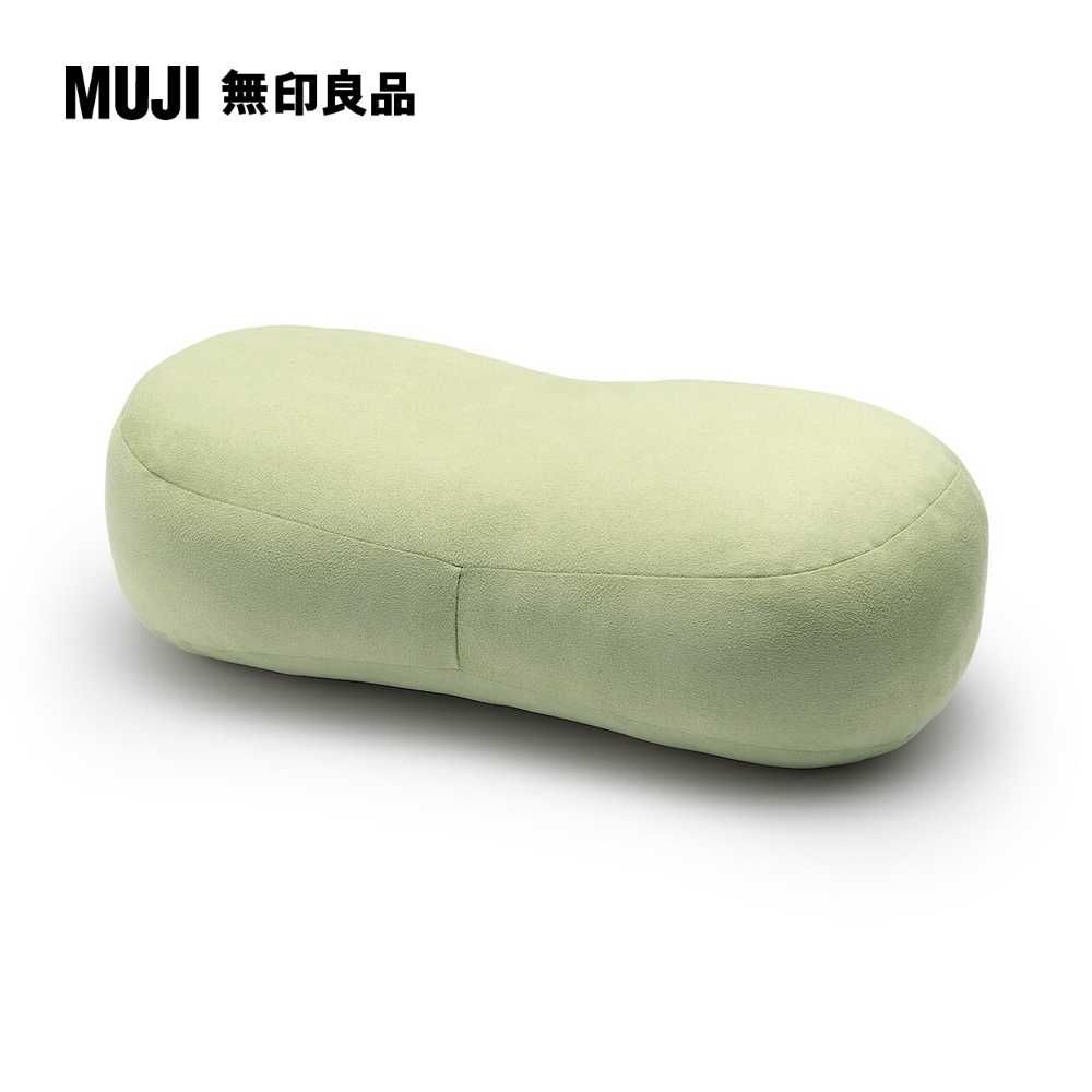 MUJI 無印良品 柔軟多用途靠枕/迷你/萊姆綠492215cm