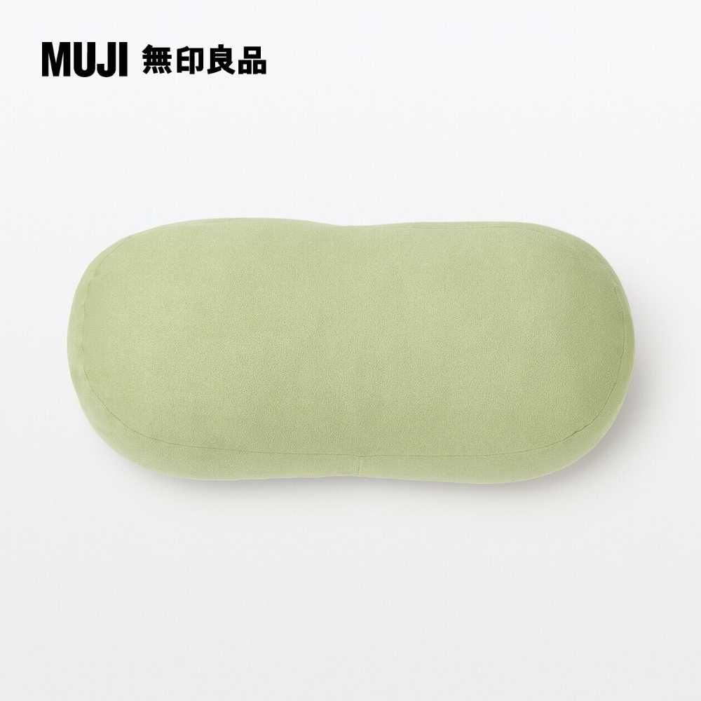 MUJI 無印良品 柔軟多用途靠枕/迷你/萊姆綠492215cm