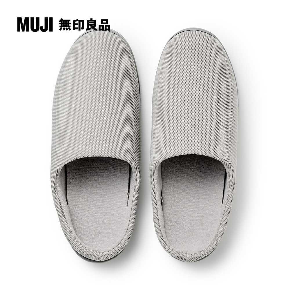 MUJI 無印良品 再生聚酯舒適拖鞋/XL/淺灰27.5-30cm用