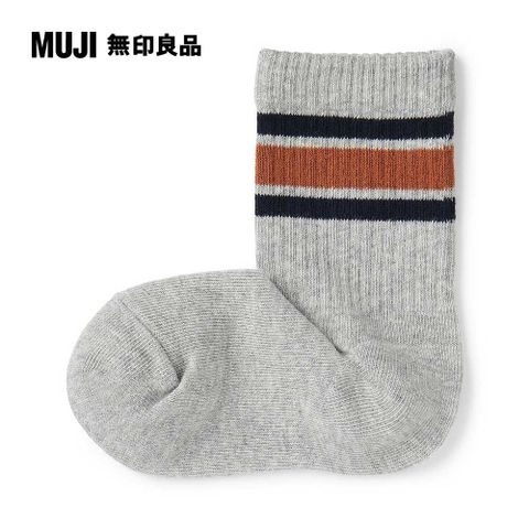 MUJI 無印良品 兒童棉混織線直角襪