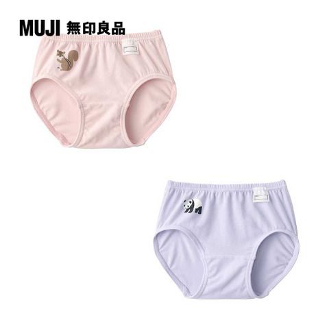 MUJI 無印良品 幼兒動物紋樣內褲/2入