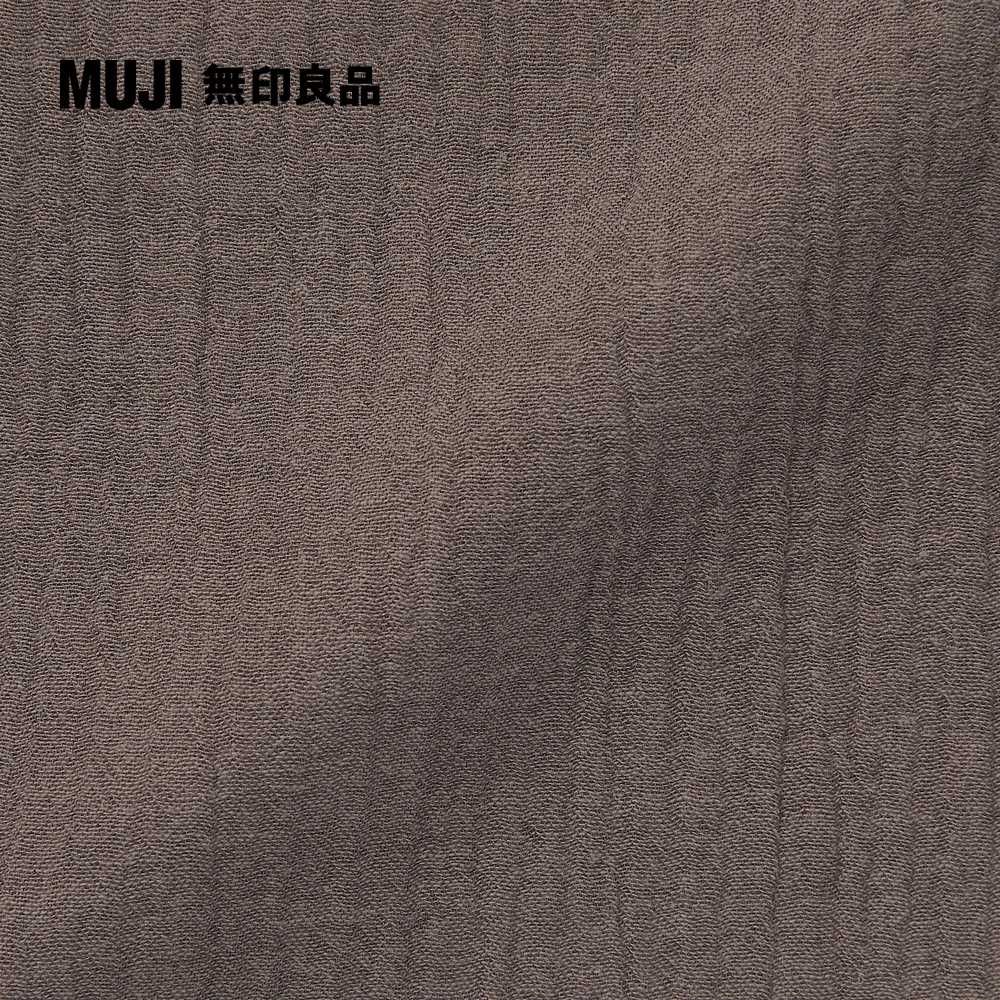 MUJI 無印良品 萊賽爾混二重紗織床包/S(單人)淺棕100*200*18-28cm[ ]