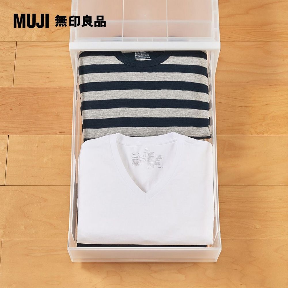 MUJI 無印良品 PP衣裝盒(深)_2入