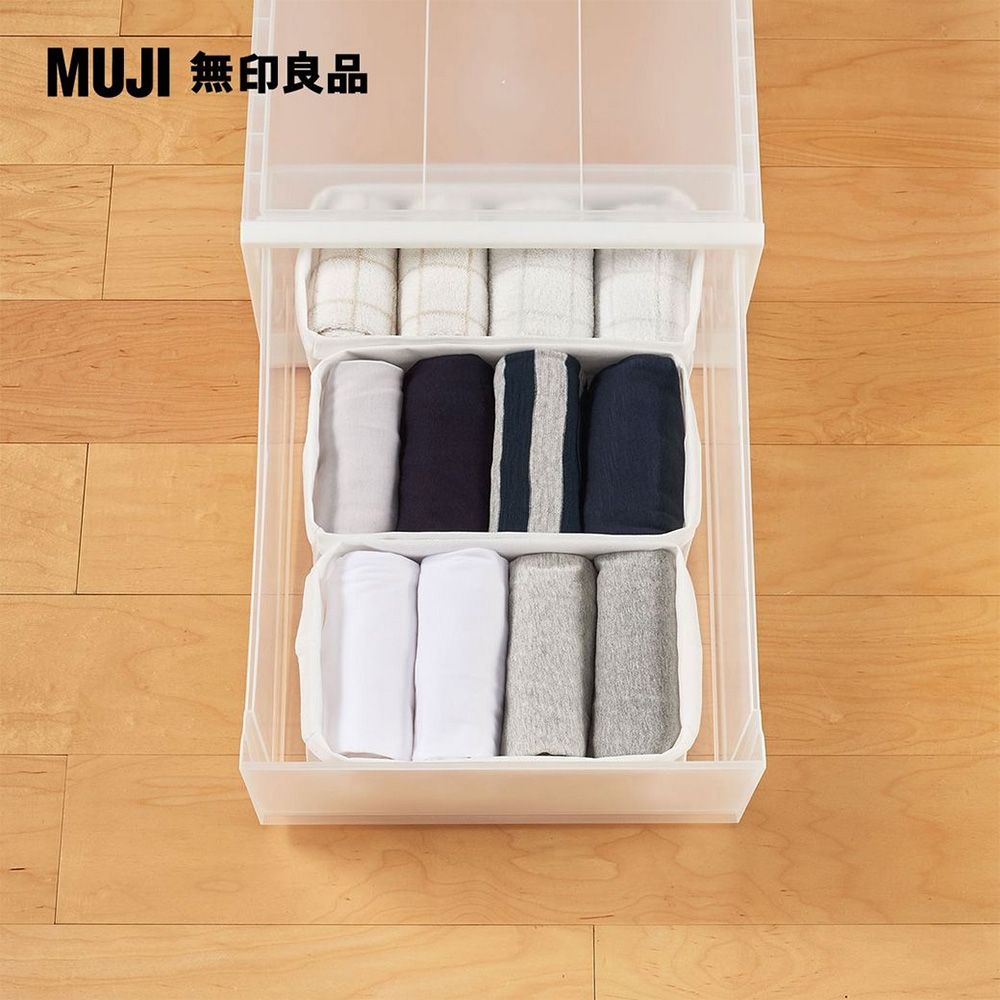 MUJI 無印良品 PP櫥箱/深/2入