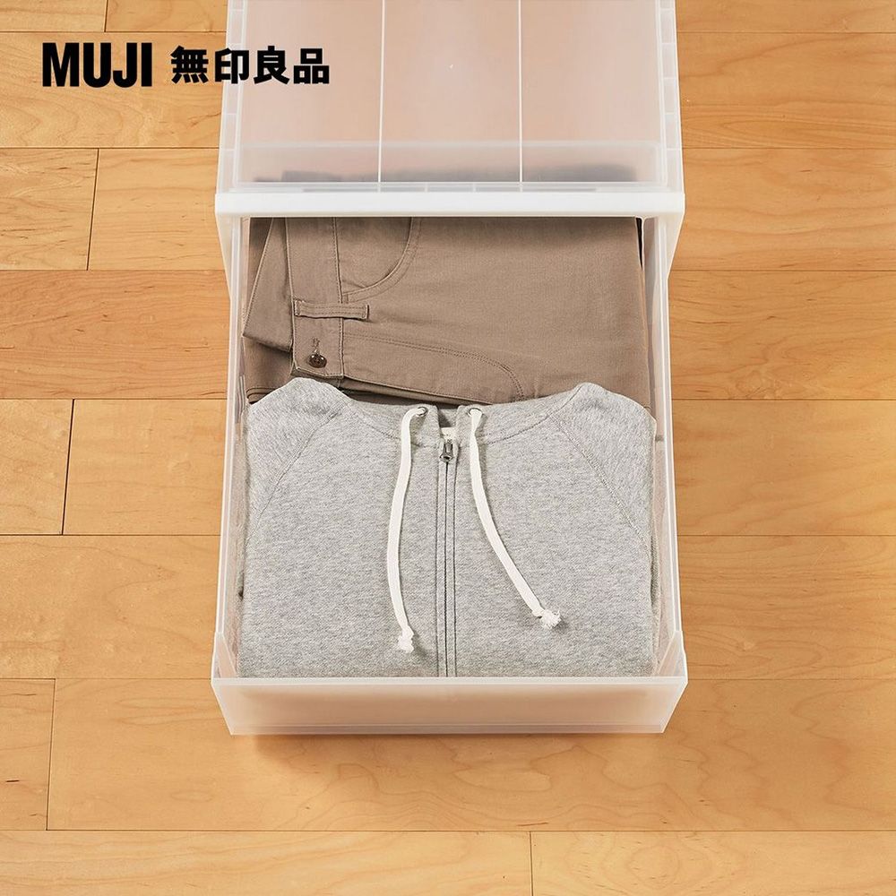 MUJI 無印良品 PP櫥箱/深/2入