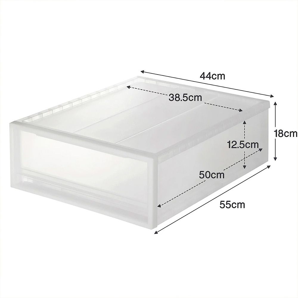 MUJI 無印良品 PP櫥箱(小)_2入