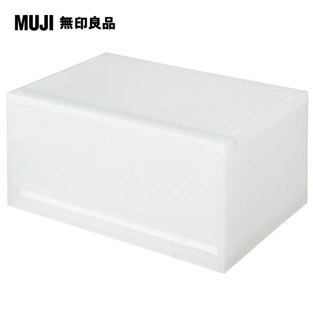 MUJI 無印良品 PP橫式深型資料盒