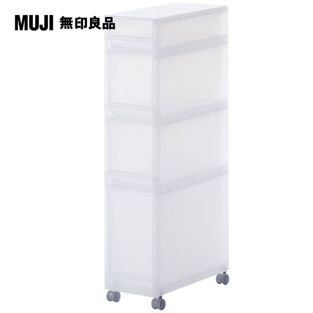 MUJI 無印良品 PP附輪收納箱