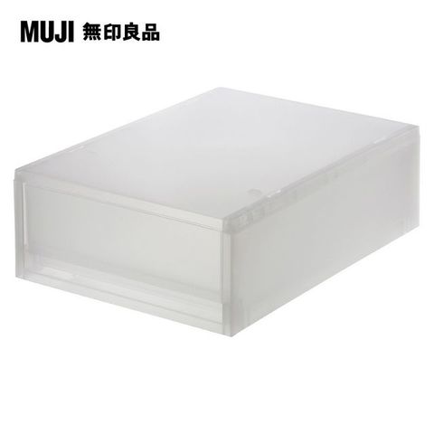 【MUJI 無印良品】PP盒_淺型(正反疊)