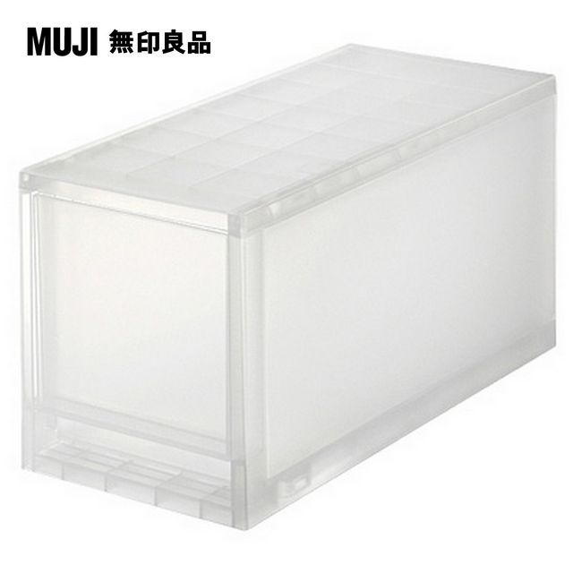 MUJI 無印良品 PP追加用收納盒(高21cm)