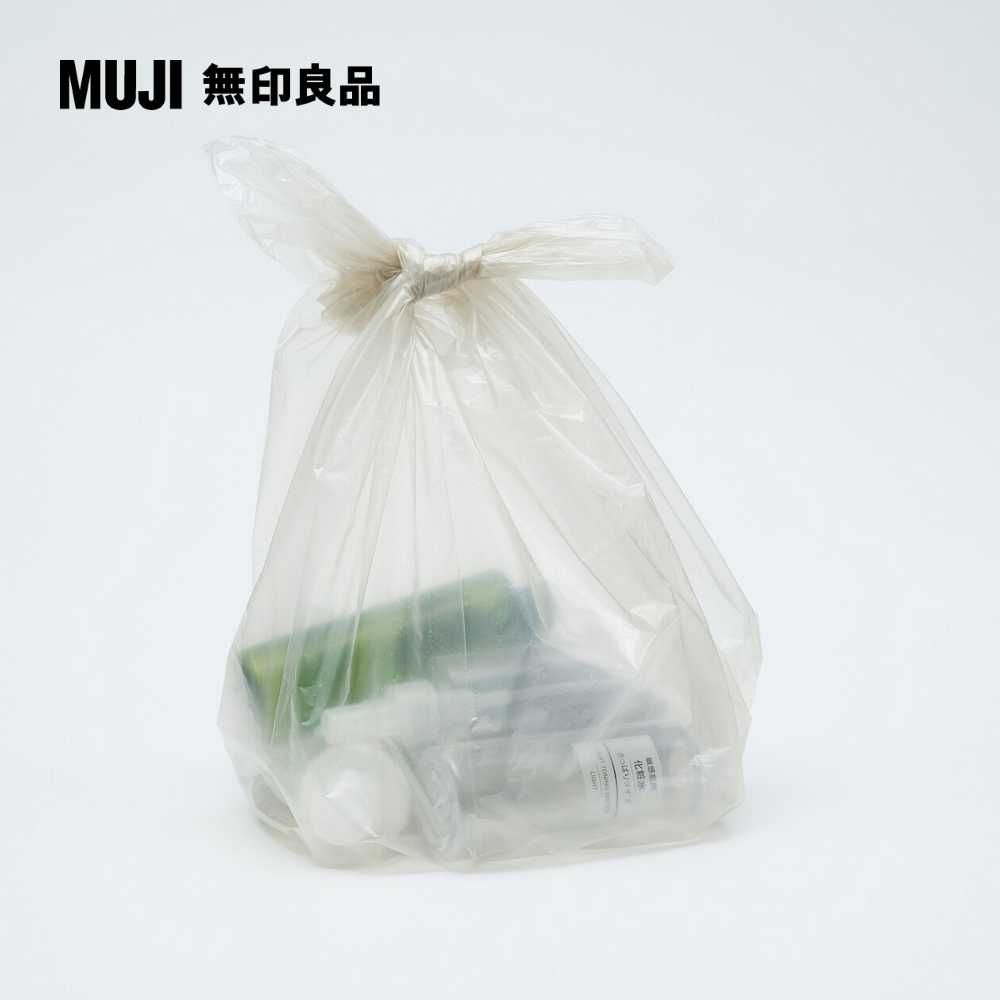 MUJI 無印良品 再生聚乙烯垃圾袋/S45x58cm35入