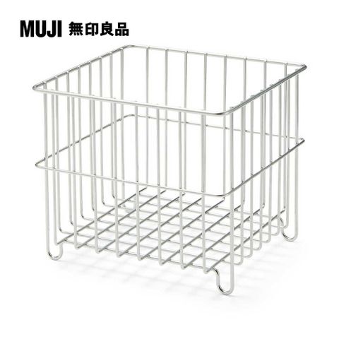 MUJI 無印良品 不鏽鋼收納籃/寬15cm