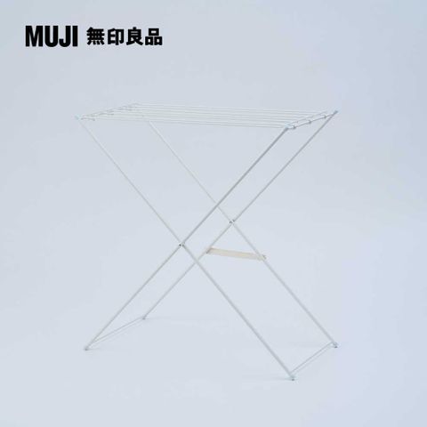 MUJI 無印良品 室內毛巾架/白灰