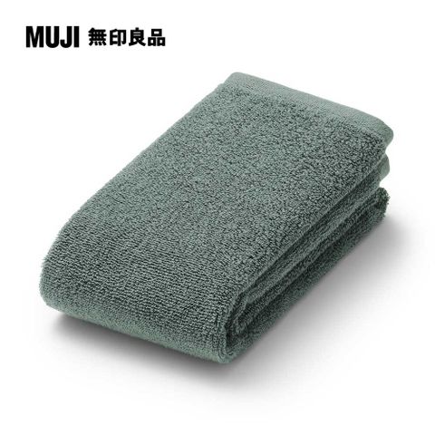 棉圈絨雙線織面用巾/可吊掛/綠色【成品尺寸】34*85 cm