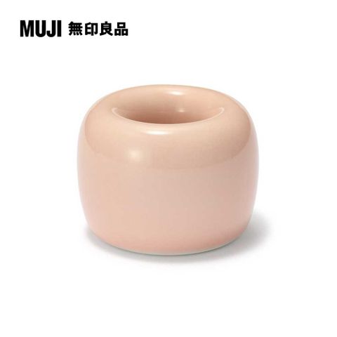白磁牙刷架/1支用/粉紅