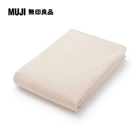 MUJI 無印良品 柔軟薄型浴巾/米色