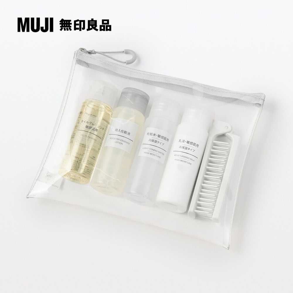 MUJI 無印良品 TPU透明收納袋約16x19.5cm