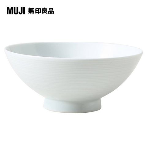 【MUJI 無印良品】白磁飯碗/特大