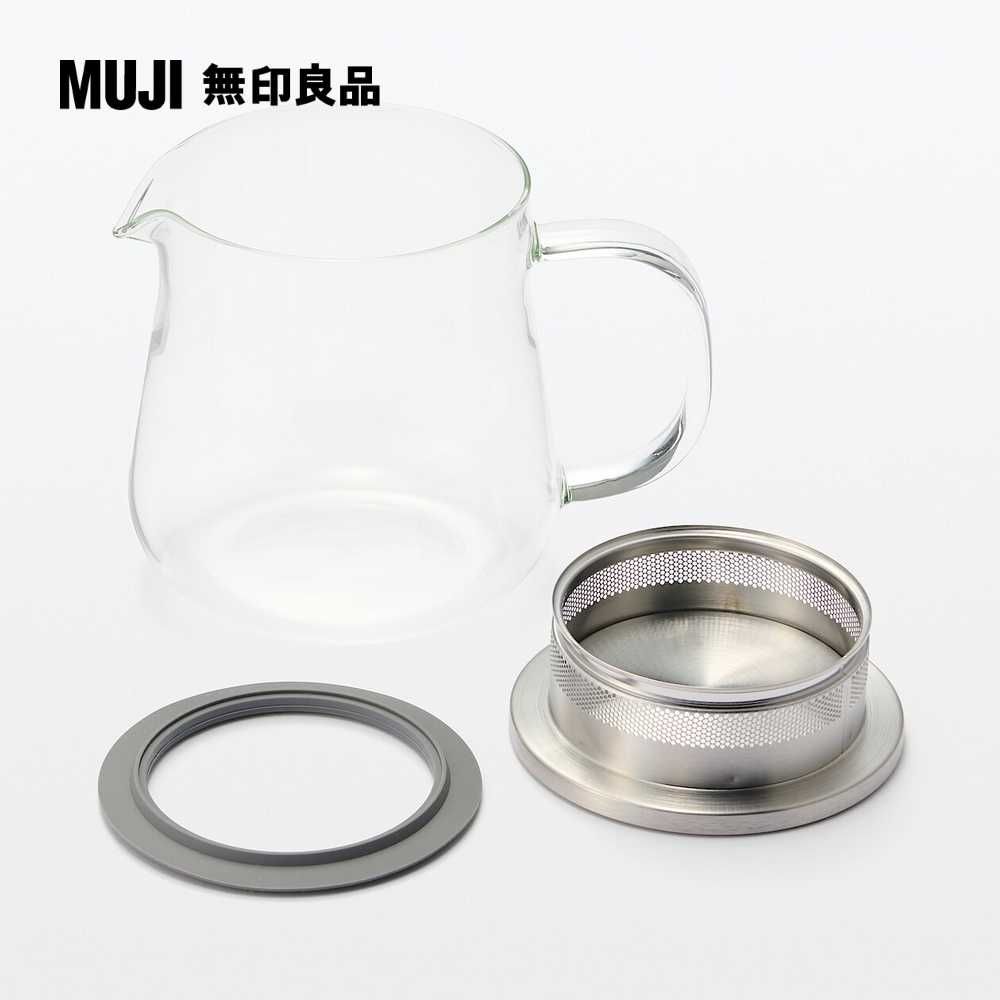 MUJI 無印良品 耐熱玻璃壺/小500 mL