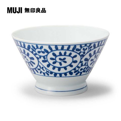 MUJI 無印良品 波佐見燒飯碗/蛸唐草/大 約直徑12.5cm