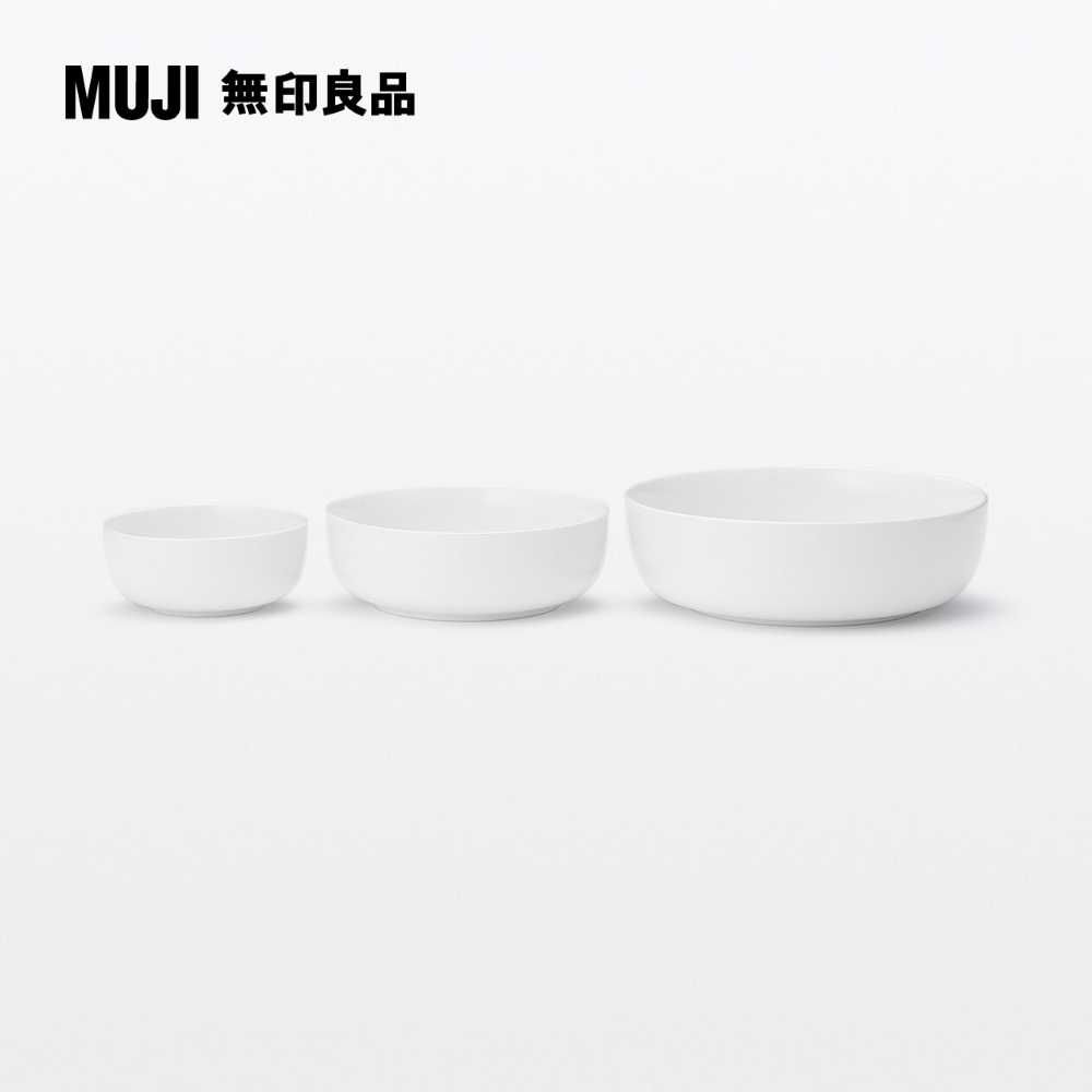 MUJI 無印良品 日常食器/缽/中白 約直徑16.5cm