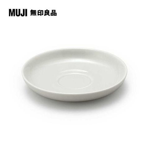 MUJI 無印良品 日常食器/濃縮咖啡杯用盤灰米 約直徑11cm