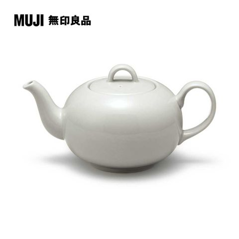 MUJI 無印良品 日常食器/茶壺灰米 約700mL(附濾網)