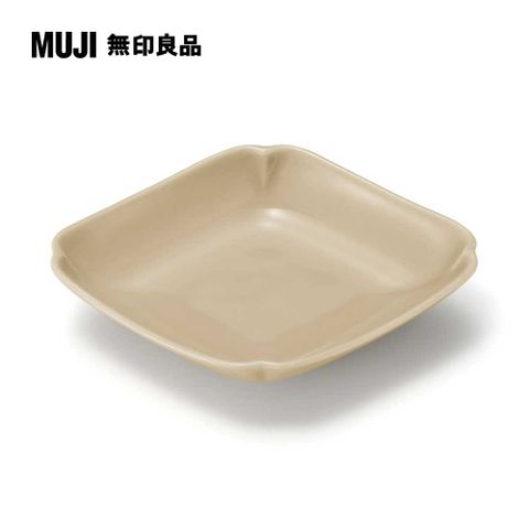 MUJI 無印良品 波佐見燒小盤/緣起系列/菱形/蒸栗色