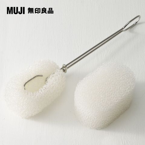 MUJI 無印良品 長柄海綿刷+替換海綿1入