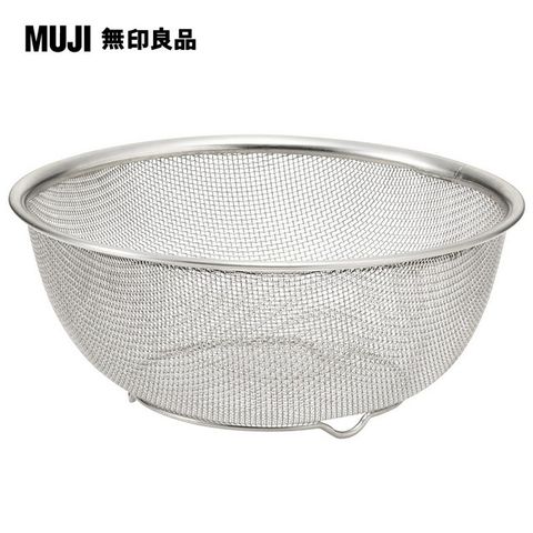 MUJI 無印良品 不鏽鋼網籃_S(16.5cm)_附網腳