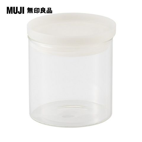 MUJI 無印良品 耐熱玻璃圓形保存容器500ml