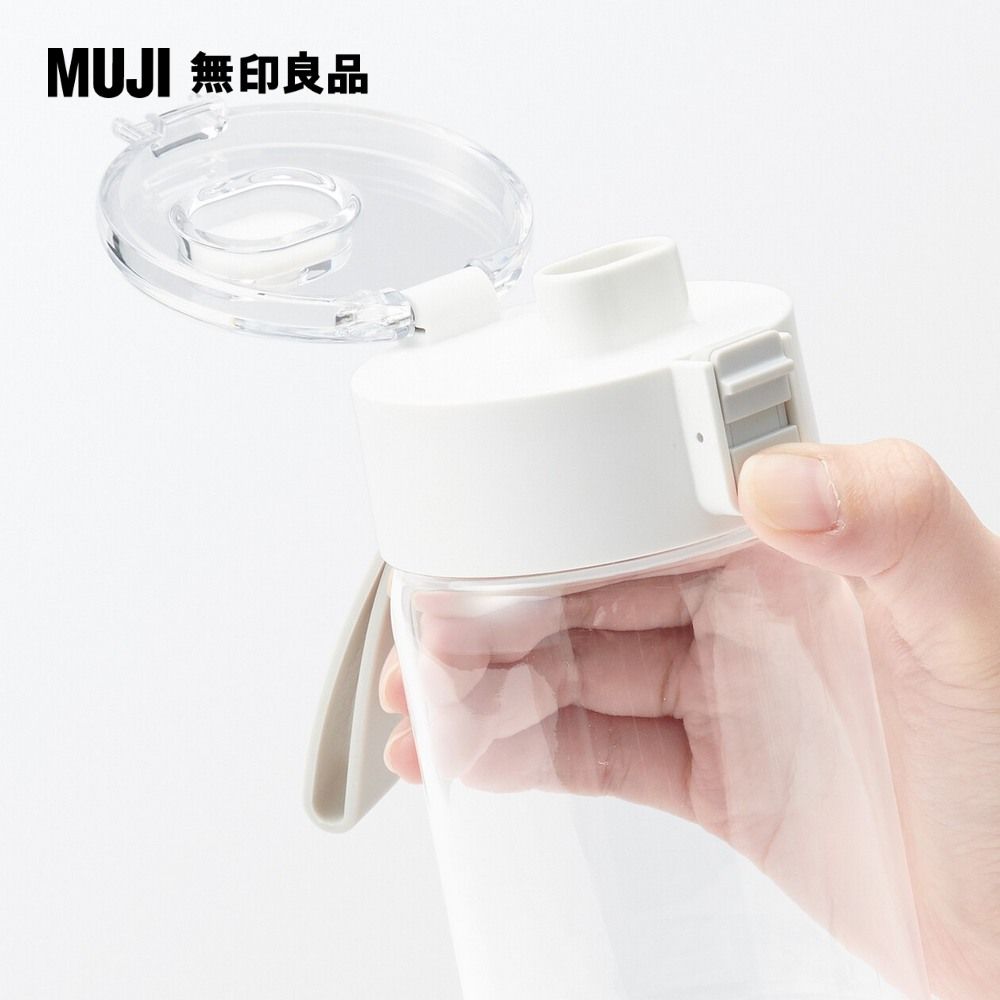 MUJI 無印良品 攜帶式透明水壺/800ml