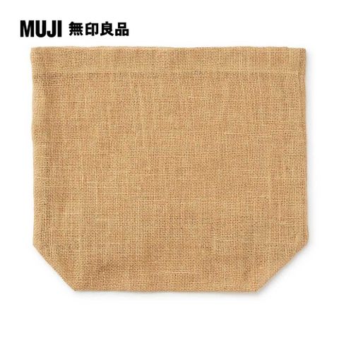 MUJI 無印良品 黃麻蔬菜保鮮袋/大約寬22.5*深11*高29 cm