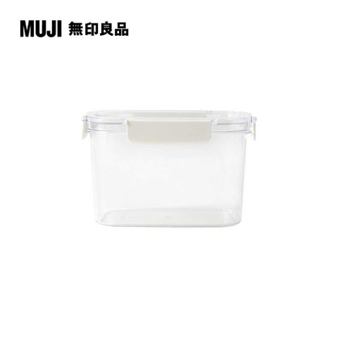 MUJI 無印良品 附扣透明保存容器/1.94L約高120mm