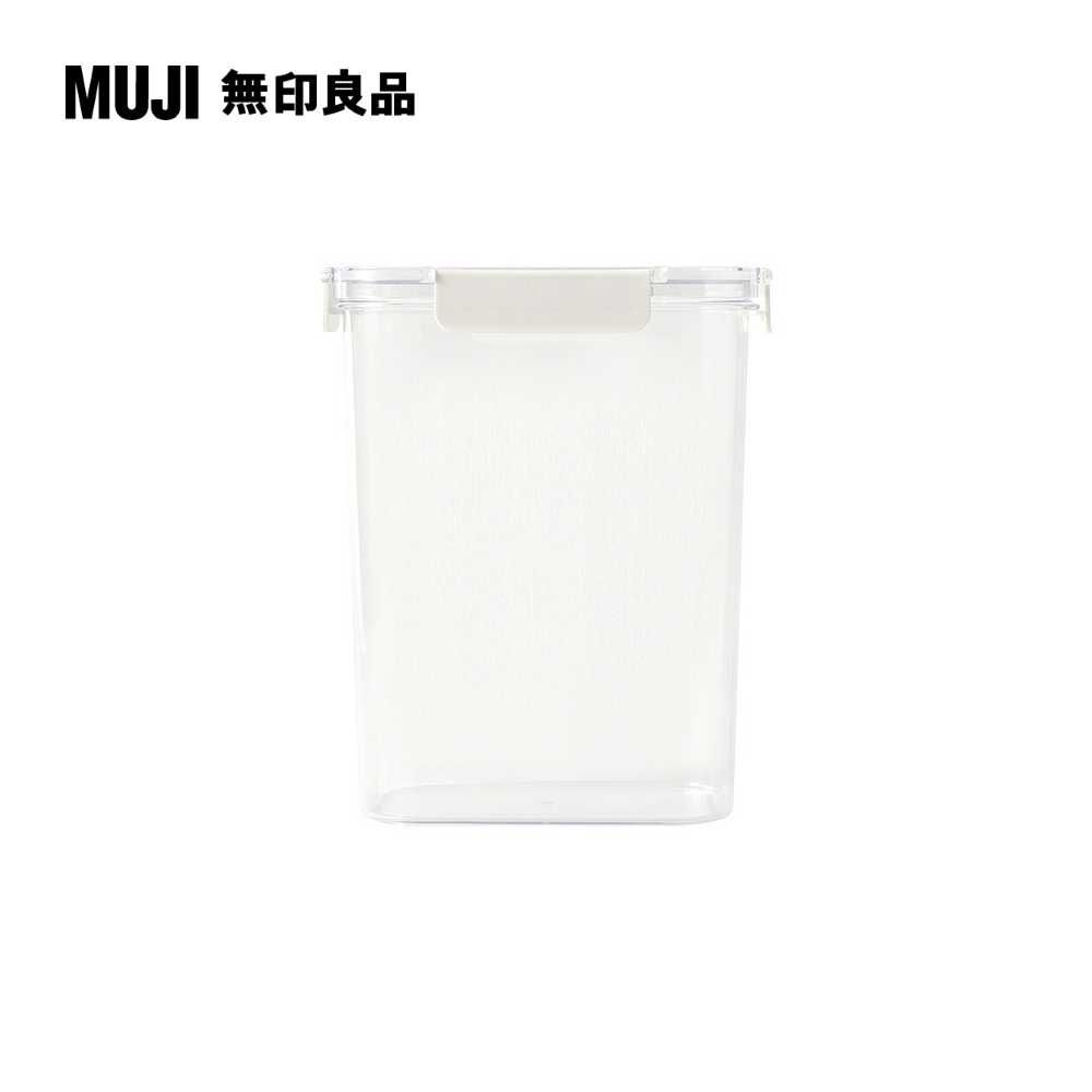 MUJI 無印良品 附扣透明保存容器/3.84L約高238mm